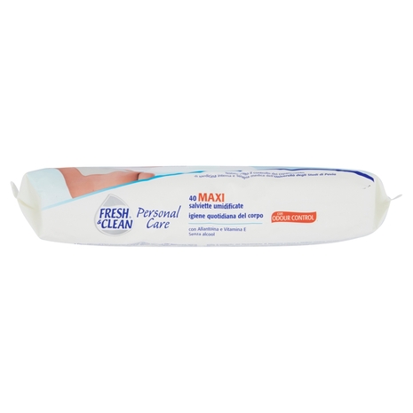 Fresh & Clean Personal Care Maxi salviette umidificate igiene quotidiana del corpo 40 pz